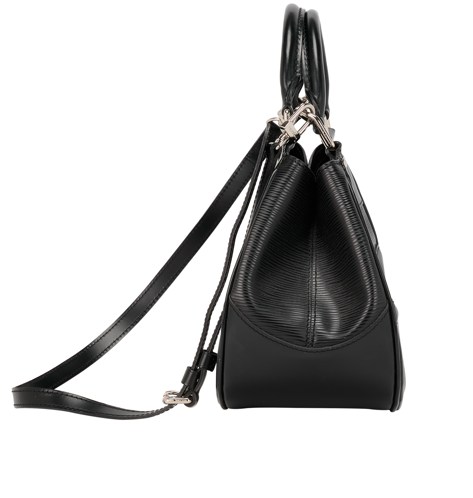 Brea MM, &pound;490, Handbags, Black, Leather, Bottom view